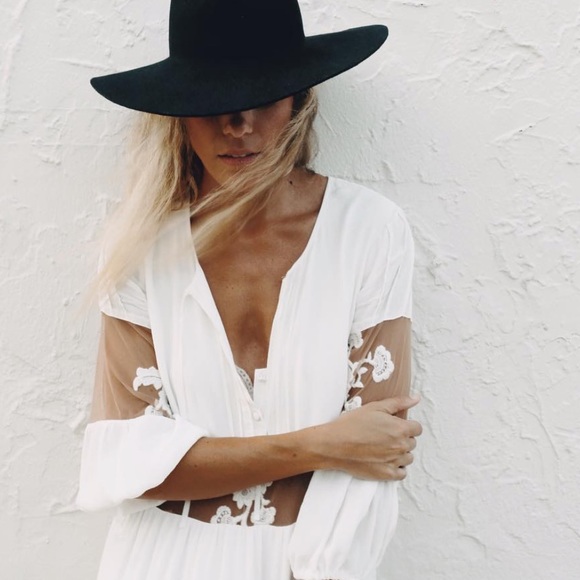 RARE For Love & Lemons Eva Midi Dress - Picture 2 of 13